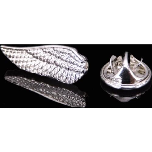 High quality wing Brooch New Fashion Jewelry Pin mens and womens shirt hat scarf suit LAPEL BADGE PIN gift