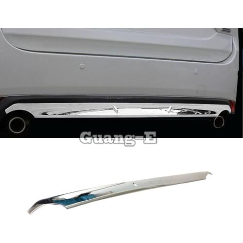 Car Protection Bumper ABS Chrome Trim Rear Back Tail Bottom Around Panel 1pcs For Mazda CX-5 CX5 2nd Gen 2017 2018 2019 2020