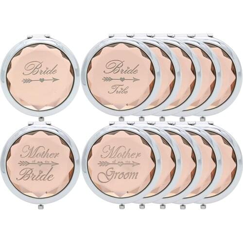 Mother of the groom Bride to Be makeup mirror Bachelorette hen Party wedding engagement Bridal Shower Bridesmaid Proposal Gifts