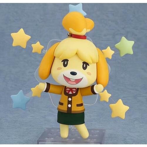 Animals New Horizons 386 Shizue Isabelle Winter Ver. PVC Action Figure Collectible Model Toy