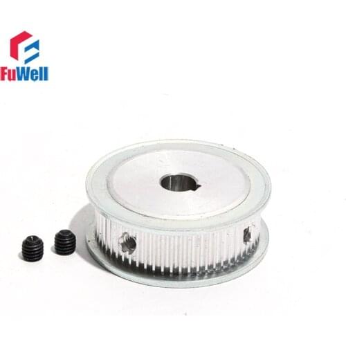 Timing Pulley S2M-60T with Keyway 7mm/11mm Belt Width S2M 60Teeth Synchronous Belt Pulley Aluminum Alloy Toothed Gear Pulley