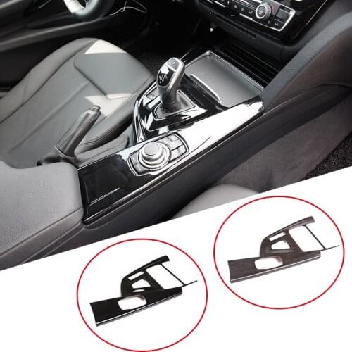 1 Pcs ABS For BMW 3 Series F30 F35 320li 2013-2018 Car Interior Central Control Gear Shift Panel Trim Accessories