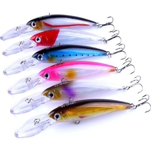 1pcs Big Minnow Fishing Lure 17cm 30g Depth Diving Artificial Plastic Bait Crankbait Wobblers Pesca Carp Fishing Tackle