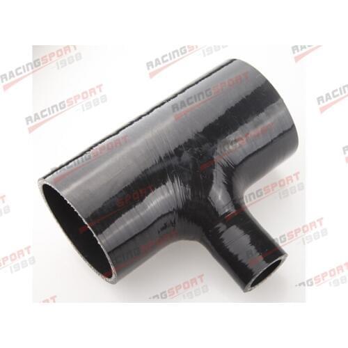 2" Silicone T Piece Hose Dump Valve Silicone Rubber Joiner Pipe Tee Blue/Red/black