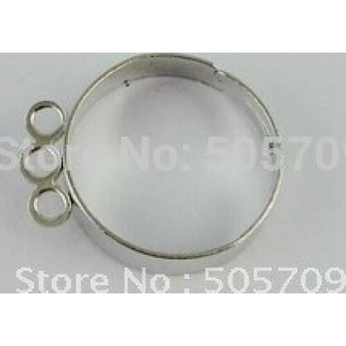 60PCS Adjustable Base W/3 Loops 18mm Fashion Rings #20782