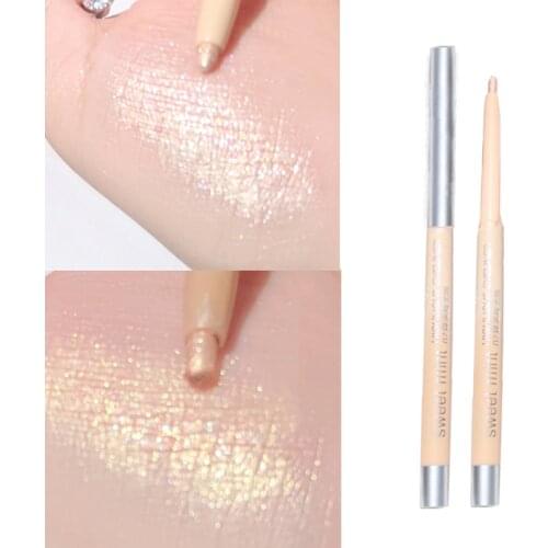 Glitter Eyeshadow Pen Pearlescent Matte Metallic Eyeshadow Pen Waterproof Korean Eyeshadow Makeup Pencil Makeup Shiny Eyelids