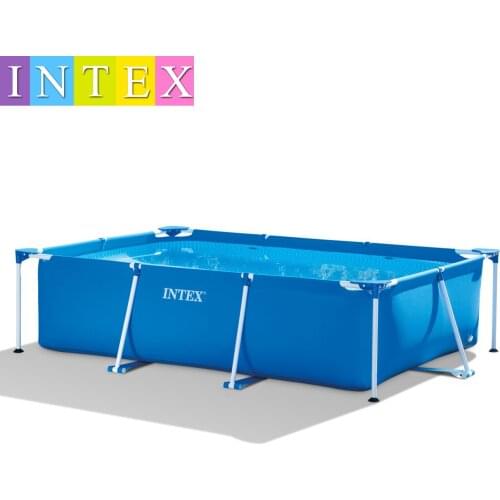 Household swimming pool rectangular tube rack paddling pool oversized bracket childrens family swimming pool thickened INTEX