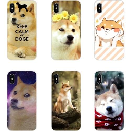 For Xiaomi Redmi Note 3 4 5 6 7 8 Pro Mi Max Mix 2 3 2S Pocophone F1 Accessories Phone Cases Covers Shiba Inu Dog