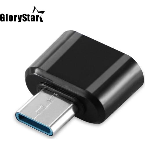 Black White USB 2.0 Micro Converter Straight Android Phone Smart Tablets Data Transmission USB Conversion Head Type C