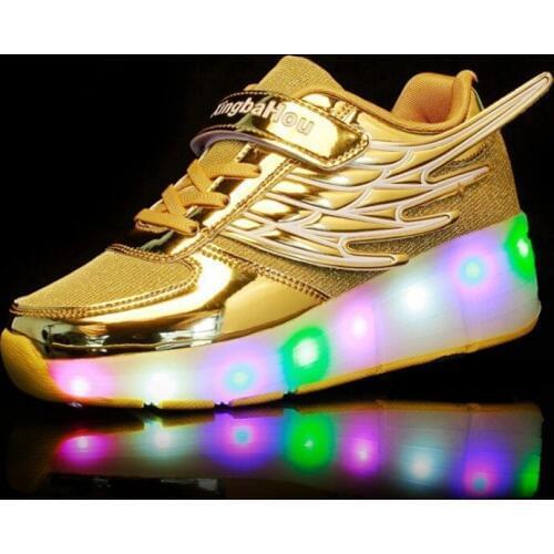 Kids Shoes with LED Lights Children Sneakers Boy Girls glowing Led Light Up Shoes for Boys Girls