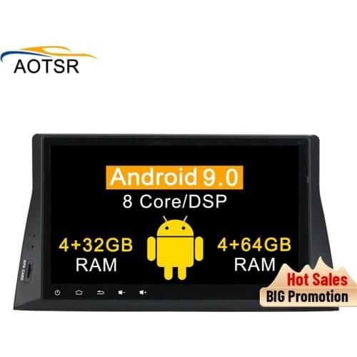 DSP 4+64 Android 9.0 car multimedia dvd player for HONDA Accord 8 2008-2011 GPS Navigation Car Auto Radio stereo Video Head Unit