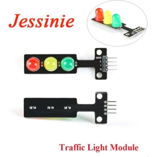 Mini 5V Traffic Light LED Display Module for Arduino Red Yellow Green 5mm LED RGB -Traffic Light for Traffic Light System Model