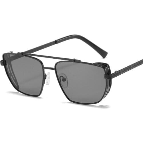 Fashion Limited Edition Style Polarized Sunglasses Cool Vintage Side Shield Brand Design Sun Glasses Metal Frame Retro Eyewear