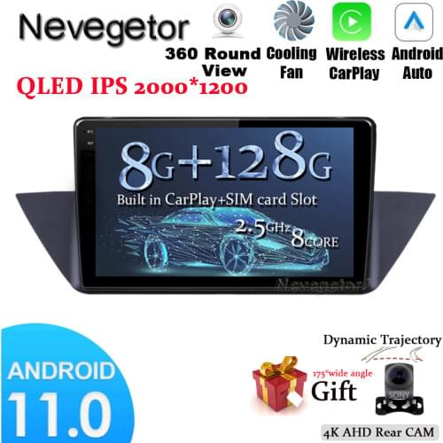 8-core 6G + 128G 2din Android 11 car radio multimedia player For BMW X1 E84 2009-2012 car radio GPS navigation RDS IPS player