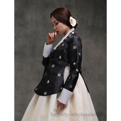 New Hanbok Dress Traditional Korean Ceremony Costume DANGUI Korean Royal Costume