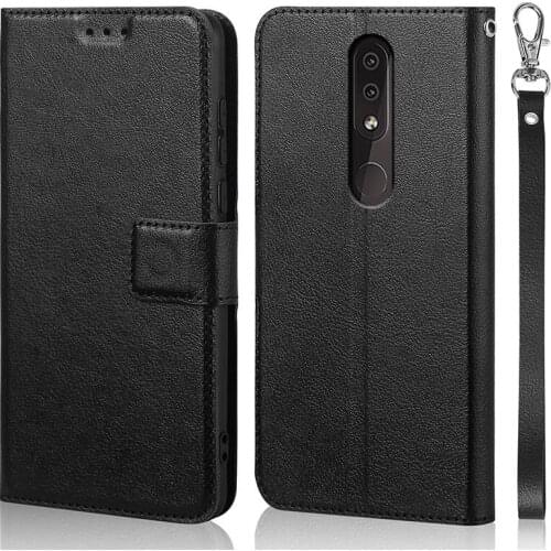 Luxury Flip Case for Nokia 4.2 Cover Original Book Design Leather Phone Coque Wallet Capa Stand With Strap Card Holders