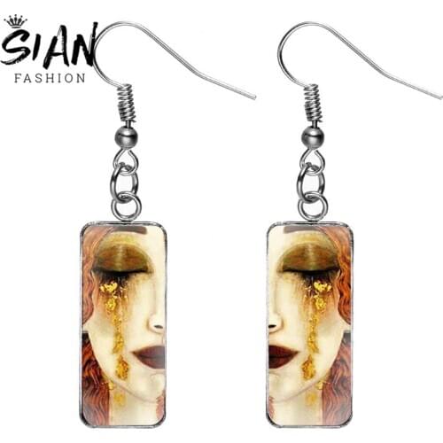 Женские золотые серьги SONGDA China At AliExpress