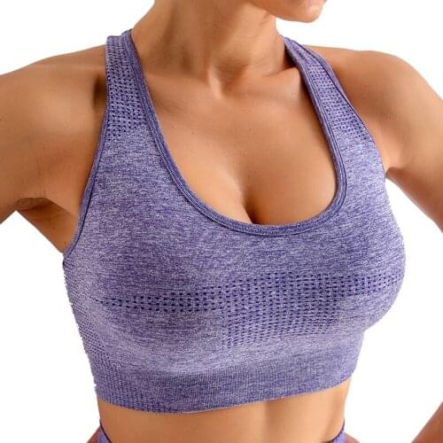 Sports Bra Womens Tube Top Underwear Gym Bralette Yoga Push Up Invisible Without Backless Seamless For Jogging Sexy Unwired Bra