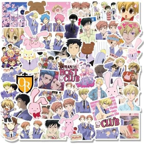 10/30/50/100PCS Anime Ouran High School Host Club Graffiti Stickers For Laptop Notebook Skateboard Luggage Decal Sticker Toy