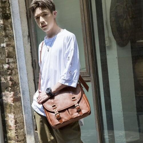 Bag Mens Genuine Leather Shoulder Bags Male Messenger Bag Men Leather Small Mens Crossbody/Shoulder Bags For Men Handbag