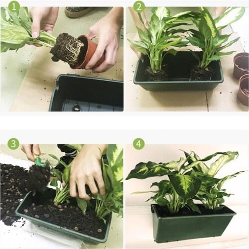 Vertical Flower Pot Wall Hanging Planter Succulent Green Plants Bonsai Vase Home Garden Decoration