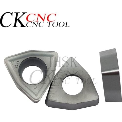 WCMT040208 ZM1125 U drill Carbide insert indexable cutter lathe turning tools insert for Stainless steel special Efficient chip