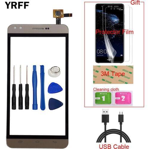 YRFF Mobile Digitizer Panel For Prestigio Muze C3 PSP 3504 PSP3504 Duo Touch Screen Touch Panel Tools Protector Film