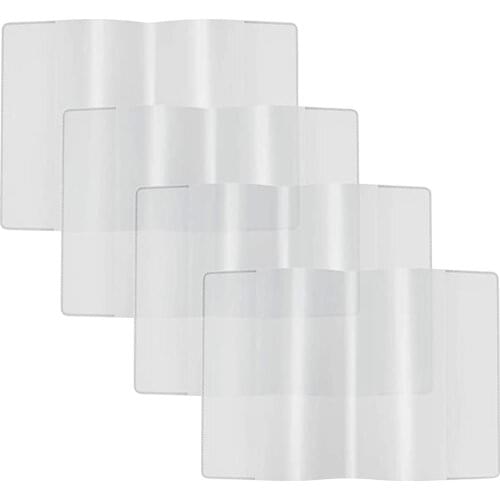 Protective Case Certificate Cover Set Of 3pcs Transparent Protective Case Waterproof Travel Dirt Passport Holder Cover #50g