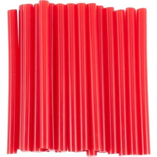 20Pcs Red Hot Melt Glue Gun Adhesive Sticks 7x100mm for Craft Model