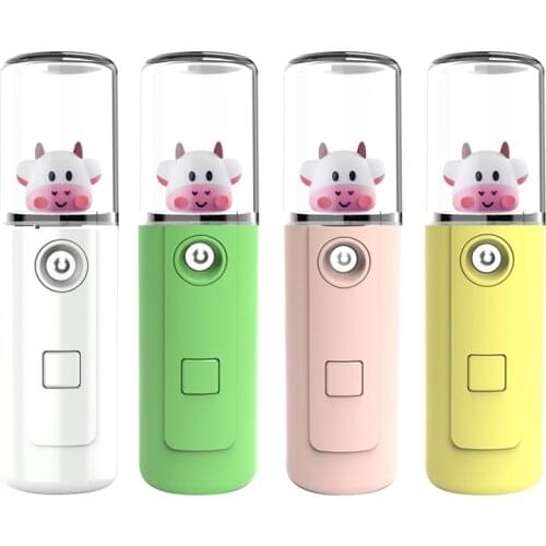 30ml Cute Portable Hydrating Mist Face Sprayer Facial Nebulizer Steamer USB Moisturizing Skin Care Spray Beauty Tools