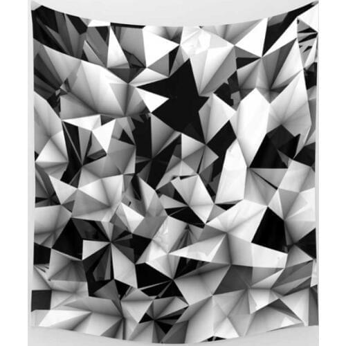 3D Creative Geometry 150x130cm Wall Blankets Beach Towel Decoration Wall Tapestry Wall Hanging Mandala Blanket