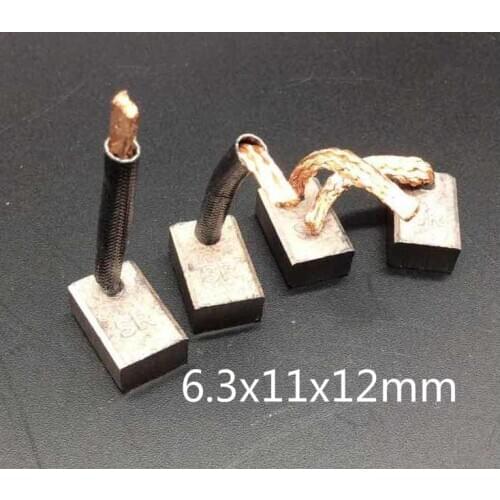 4pcs 6.3x11x12mm car Starter Motor Carbon Brush for xiali Suzuki Grand Vitara