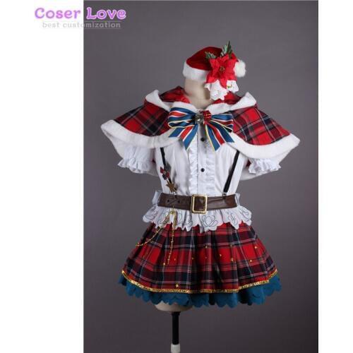 Aqours Lovelive Takami Chika Kunikida Hanamaru Kurosawa Watanabe Christmas suit Cosplay costume Carnaval Halloween Costume