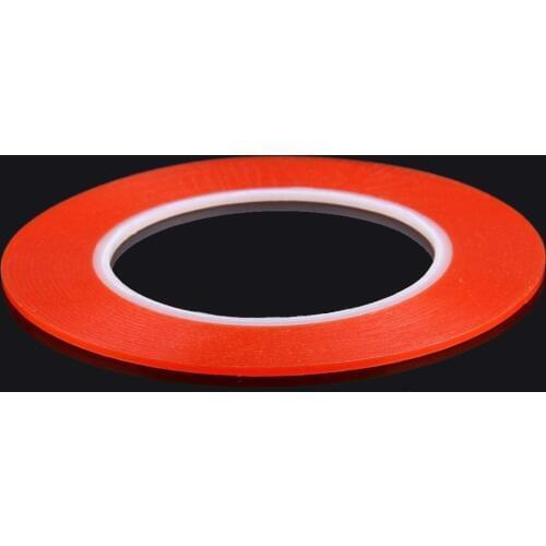2mm width 3M Double Sided Adhesive Sticker Tape for iPhone / Samsung / HTC Mobile Phone Touch Panel Repair, Length: 25m (Red)