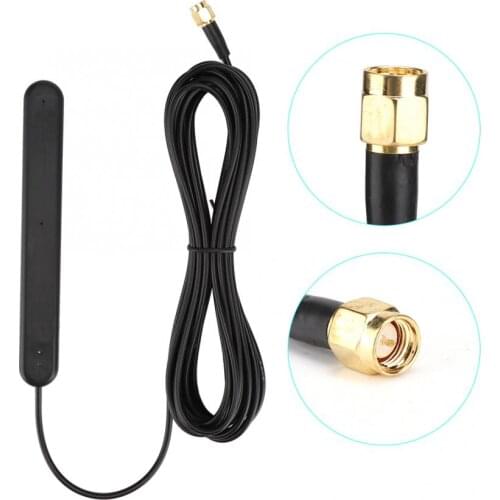 FM/DAB/DAB+ Digital Radio Antenna 5M SMA 20db 5V/15mA Adhesive Bonding Installation Antenna