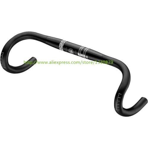 FOURIERS HB-RA007 Aluminum Alloy road bike handlebar compact road handlebars 31.8x380/400/420/440MM
