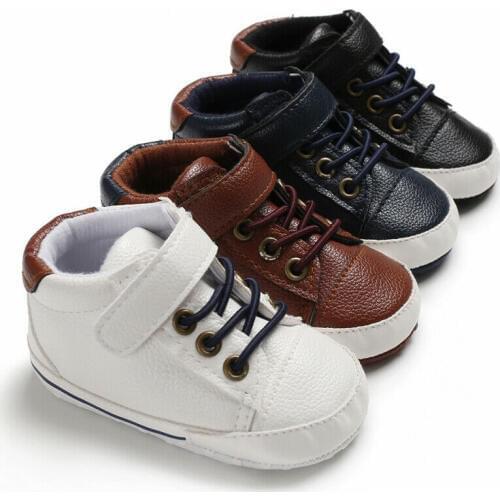Soft Sole Newborn Kids Baby Boy Girl First Walkers Casual Shoes Sneakers 0-18 Months