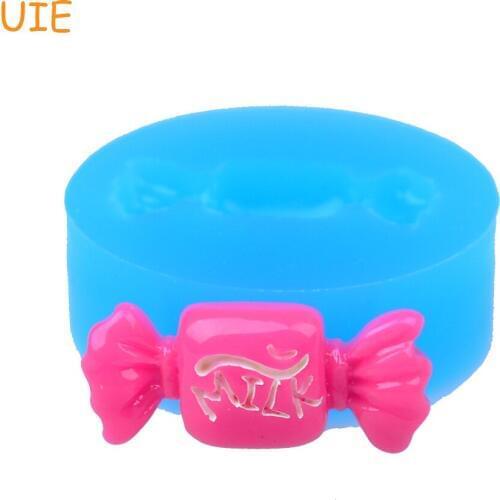 KYL139U 22.5mm MILK Candy Silicone Mold - Sugarcraft, Resin Clay, Fondant, Icing, Chocolate, Gum Paste, Cookie Biscuit Mold