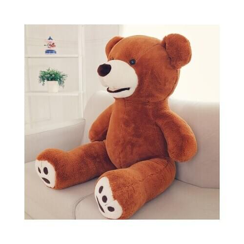 Lovely bear plush toy large 120cm bear soft throw pillow, Christmas birthday gift F019