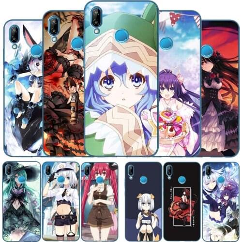 Date A Live Soft Silicone Phone Case For Huawei P9 P10 P20 P30 P40 LITE P20 P30 P40 PRO P smart Y6 Y7 Y9 Prime nova 3i