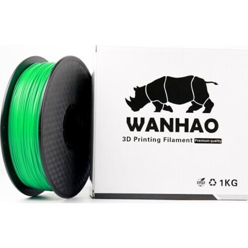 Wanhao 3d printer 1.75mm abs filament Light Green hot sale