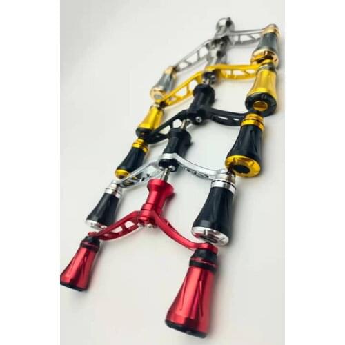 LinMoFish New squid Fishing handle 47G Shimano Daiwa handle all-alloy Fishing handle modified105mm\90mm