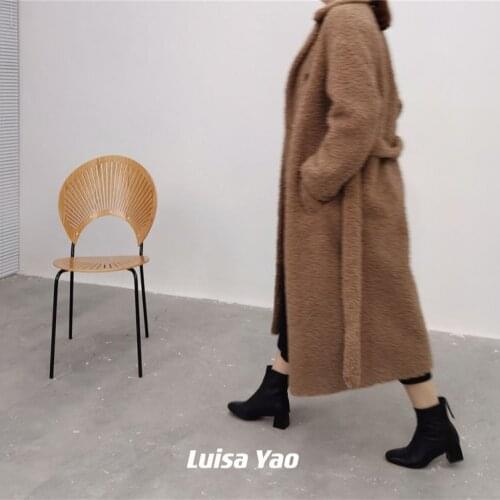 2021 Fashion Autumn Winter Coat Woman Long Faux Fur Coat Thick Warm Ladies Fur Jaket Female Plush Teddy Coat Plus Size Outwear