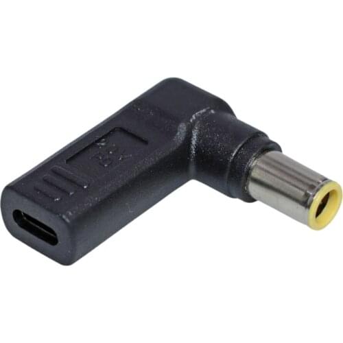 20V PD Spoof Adapter Plug Converter USB Type C Female to square, 7.9*5.4mm ,5.5 x 2.5mm Male Laptop Dc Output Jack Connector