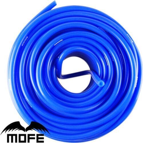Mofe car-styling blue Vacuum silicone Hose Tubing Silicone Tube 15M Inner Diameter: 6MM