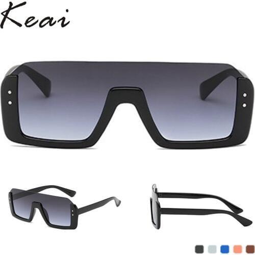 Men Vintage Oversized Polarized Sunglasses Classic Brand Flat Top Sun glasses Coating Lens Driving Shades For Men/Wome