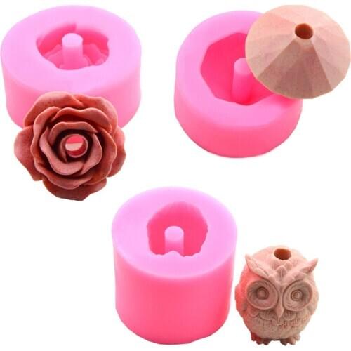 Straw Toppers Silicone Mold DIY Mould Fondant Cake Molds Cake Decorating Tools Candy Chocolate Moulds Fondant Tools