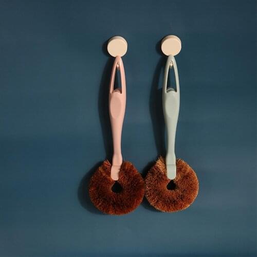 1PC Household Cleaning Brush Coconut Palm Non-stick Pan Brush Kitchen Cleaning Accessories