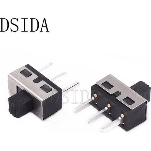 10Pcs SS12D10 SS12D11 Toggle Switch 3Pins Straight Feet 1P2T Handle High 5mm Spacing Of 4.7mm 3A 250V SS12D10G5