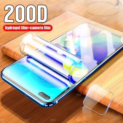 2 in 1 hydrogel film for huawei p40 lite camera screen protector film for huawei p40lite p 40 lite light soft protective film